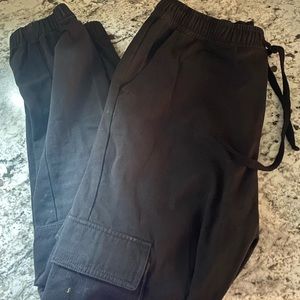 Black cargos from PacSun Los Angeles